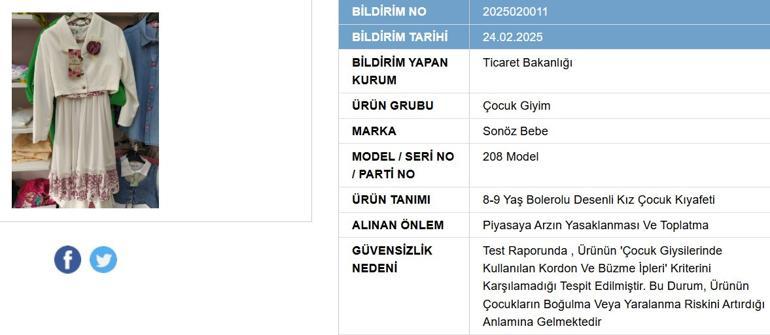 Son dakika... Bebeği ve çocuğu olanlar dikkat Ticaret Bakanlığı yasakladı ve toplatıyor...