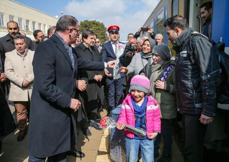 5 yıl aradan sonra komşu ülkenin başkentine tren seferleri başladı