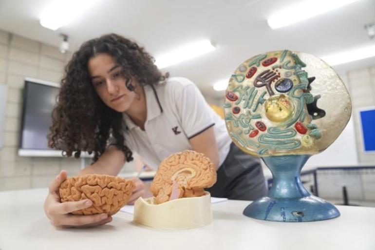 Liseli Cerenin beyinle ilgili projesine TÜBİTAKtan ödül Amacım insanlığa fayda sağlamak