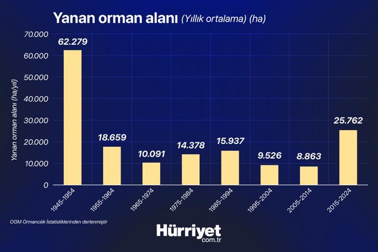 1937 yılından itibaren ilk kez bu kadar fazla: Orman yangını sayısı korkuttu Hangi şehirler tehdit altında