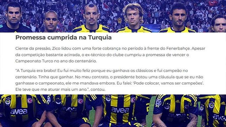 Zico’dan Aziz Yıldırım ve Fenerbahçe-Galatasaray derbisi itirafı Şampiyon olmazsam kovuyordu