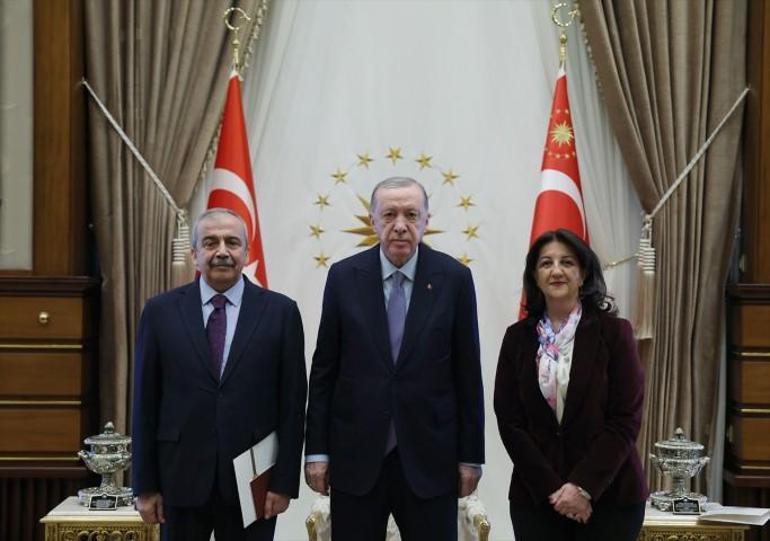 Cumhurbaşkanı Erdoğan, DEM Parti heyetini kabul etti | Görüşme 1 buçuk saat sürdü