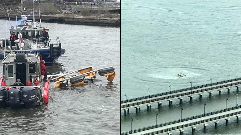New York Hudson Nehrine Helikopter Düştü: 6 Ölü