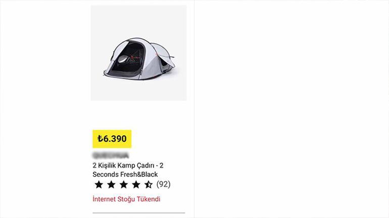 İstanbul depremi ile çadır fiyatları uçtu Fırsatçılar iş başında