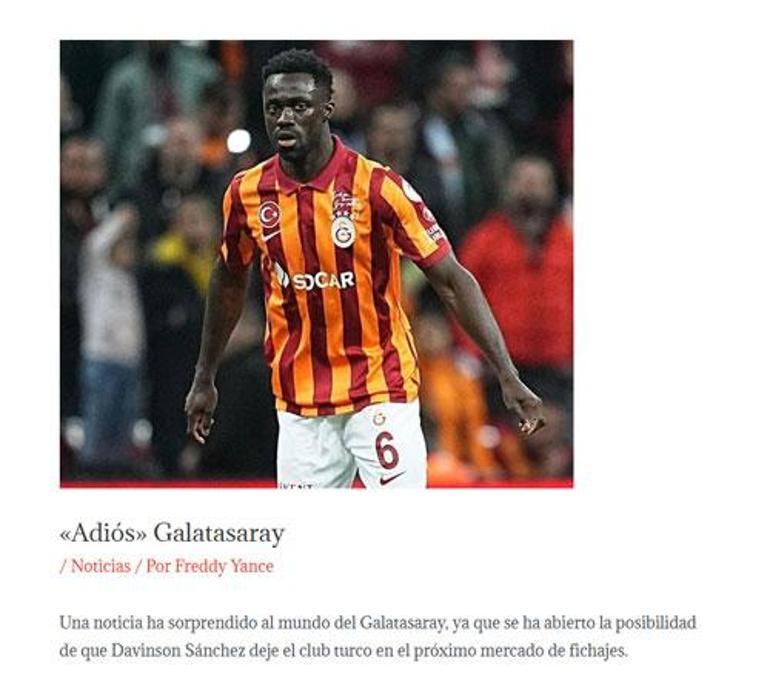 Davinson Sanchez Galatasaraydan ayrılmak istiyor İşte nedeni