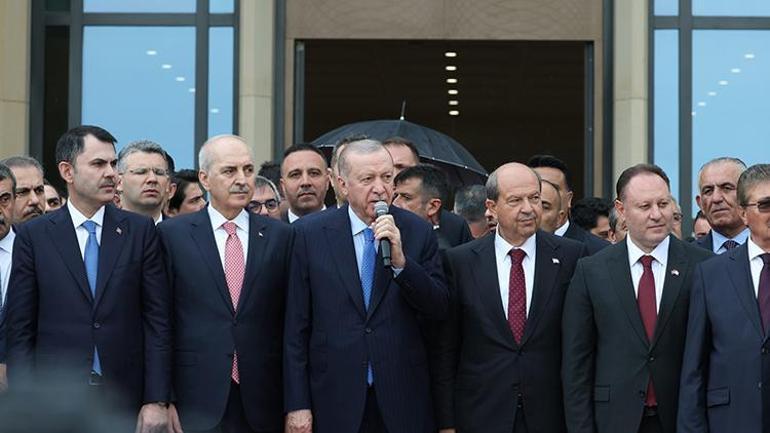 KKTC Cumhuriyet Yerleşkesi açıldı... Cumhurbaşkanı Erdoğan: Türkiye ile KKTC kader ortağı