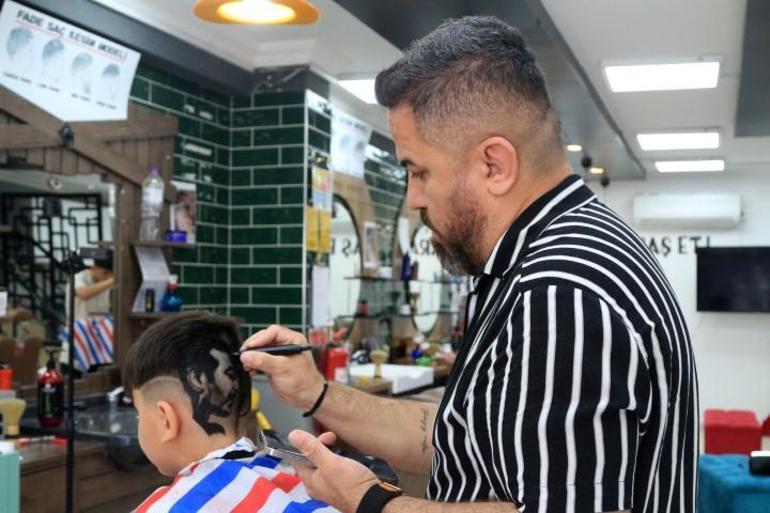 Kanal Dnin dizisi berberlerde yeni bir akım başlattı... Gençler ve çocuklar görünce aynısını istiyor
