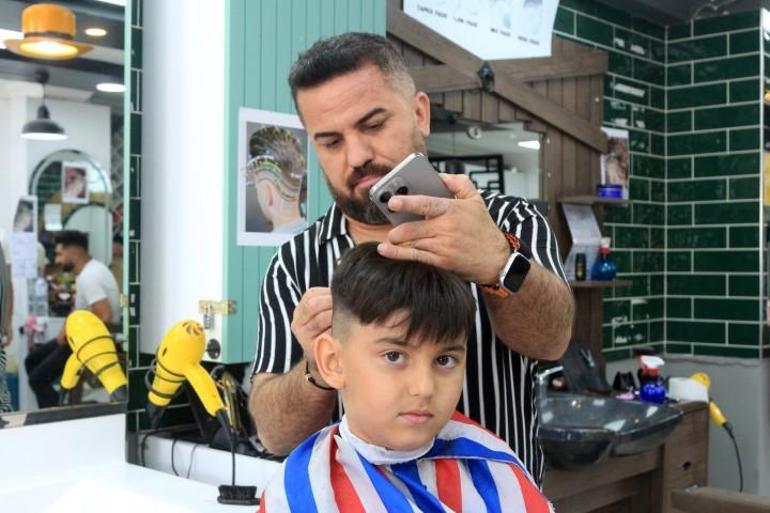 Kanal Dnin dizisi berberlerde yeni bir akım başlattı... Gençler ve çocuklar görünce aynısını istiyor