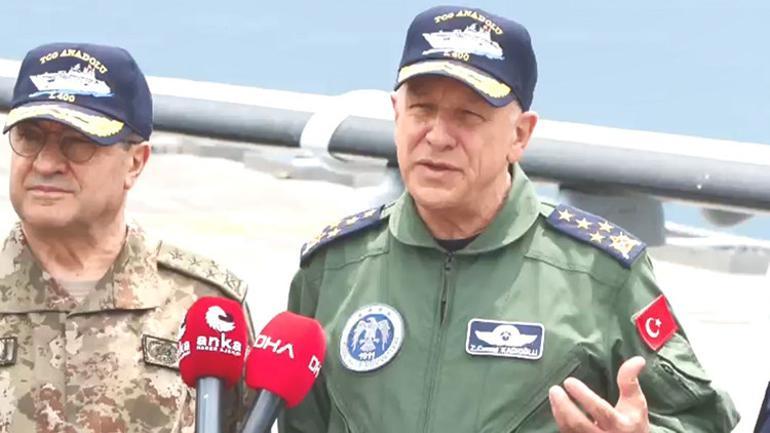 Bayraktar TB3 SİHA tatbikatta kullanıldı, kuvvet komutanları açıklama yaptı