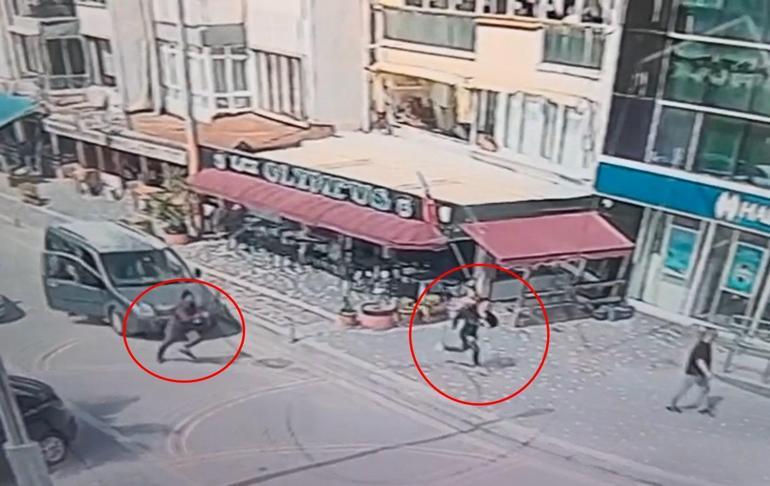Boşanma aşamasındaki eşi kaçırmaya çalıştı Çevredekilerin yardımı ile kurtuldu