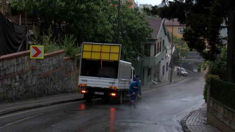 Yola akaryakıt döküldü, kazalar peş peşe geldi O anlar kamerada...
