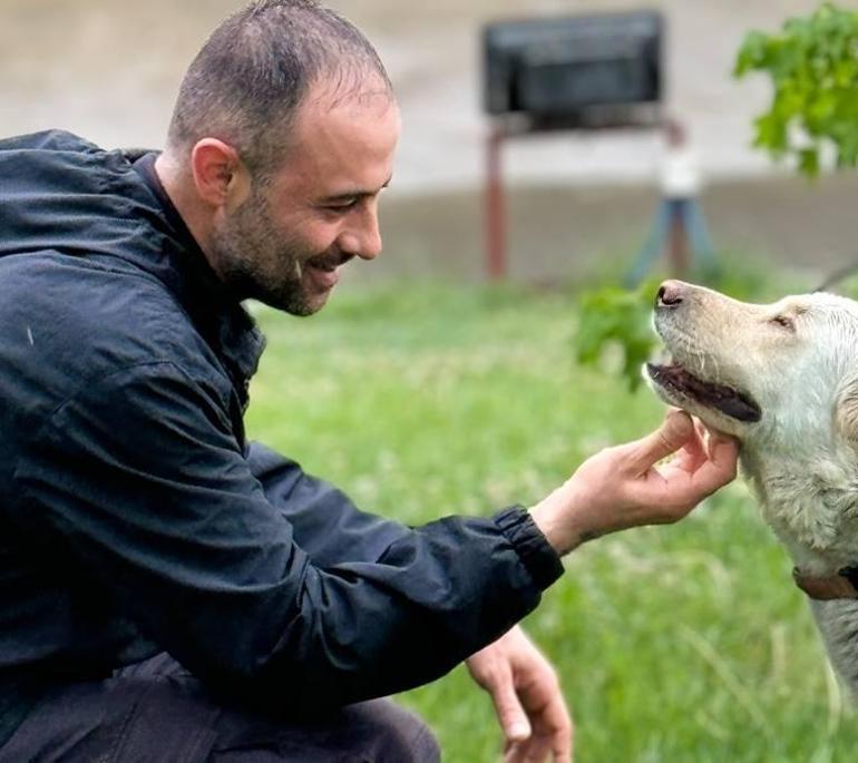 Karşılarında köpeği görünce şaşkına döndüler