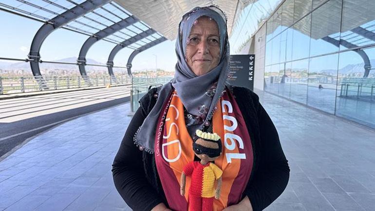 Galatasaraylı kadın çiftçi Neslihan Demir Kayserispor maçı için yola çıktı: Osimheni ikna etmeye çalışacağım
