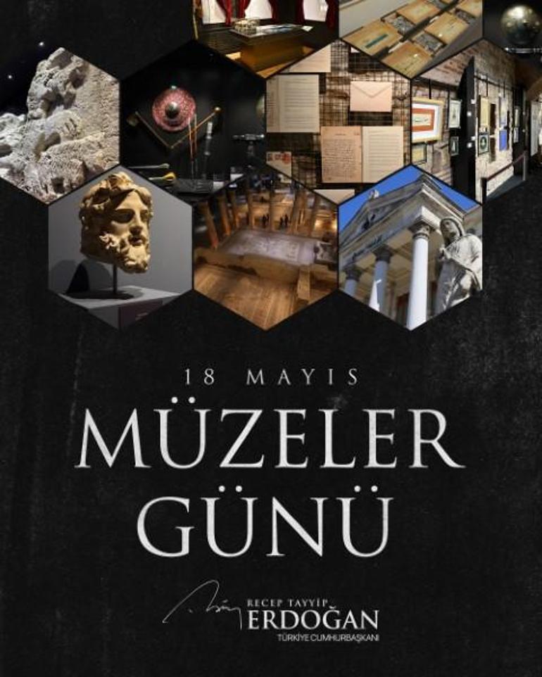 Cumhurbaşkanı Erdoğan, Müzeler Gününü kutladı