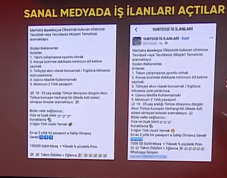 500 milyon dolarlık köle çetesi çökertildi İş arayanları da Kamboçyada tuzağa düşürdüler