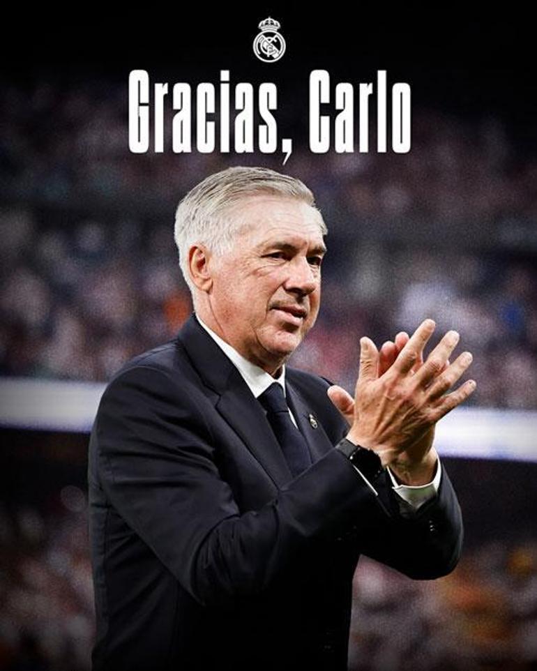 Real Madrid’de Ancelotti dönemi sona erdi Resmi açıklama