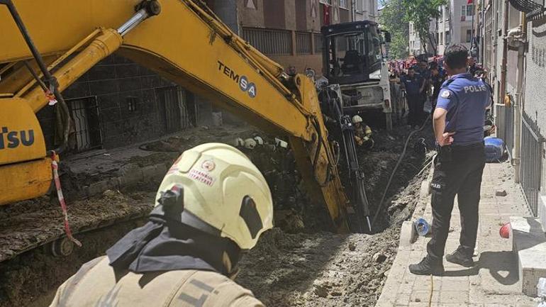 Bayrampaşada göçük altında kalan işçi kurtarıldı