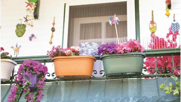 En tarz balkon sefası