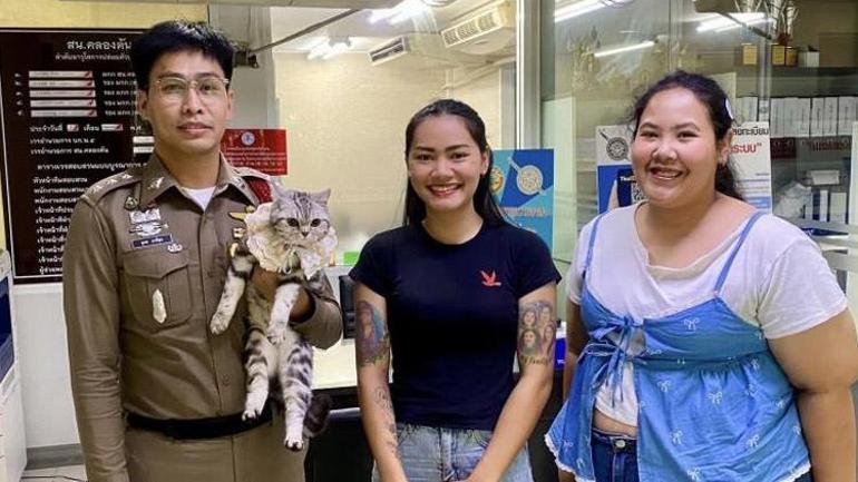 Taylandda bir garip sabıkalı: Fotoğrafı çekildi, pati izi alındı