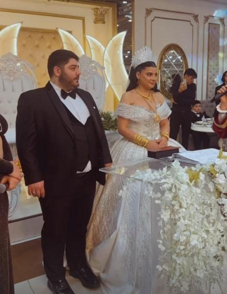 Murat Övüç oğlu Burak Canı evlendirdi... Gelinine kilolarca altın taktı
