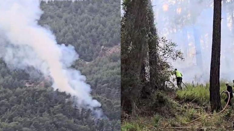 Antalya ve Aydında korkutan orman yangını