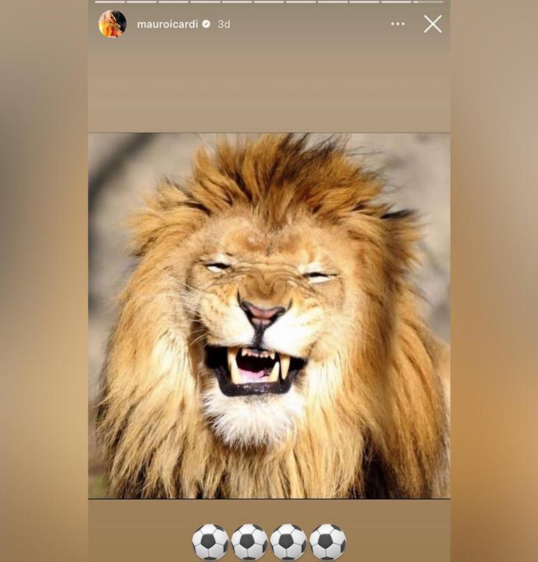 Mauro Icardi, Fenerbahçe maçı biter bitmez paylaştı