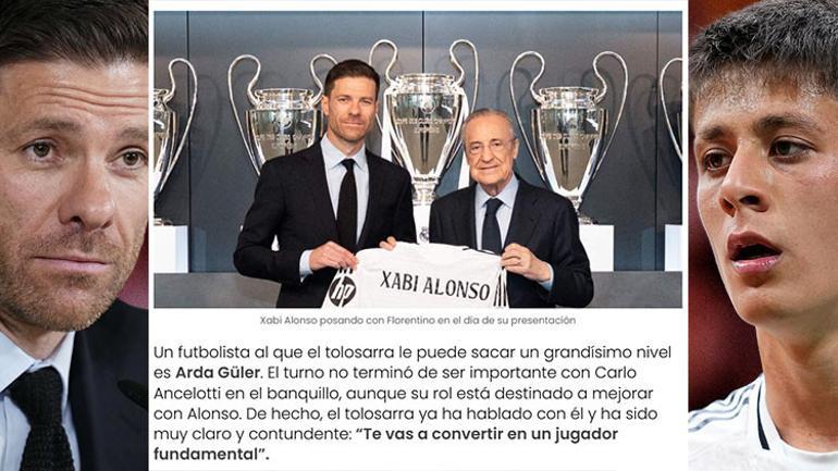 Xabi Alonso Arda Güler ile görüştü İşte ilk sözleri