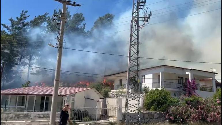 Marmariste orman yangını Müdahale sürüyor