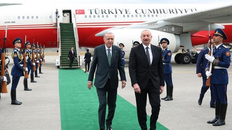 Cumhurbaşkanı Erdoğan, Laçın Havalimanının açılışını yaptı