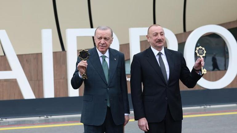 Cumhurbaşkanı Erdoğan, Laçın Havalimanının açılışını yaptı