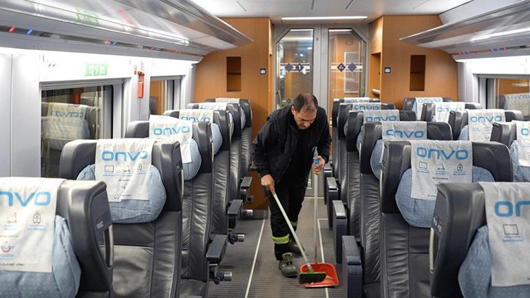 Trenlerde bayram temizliği