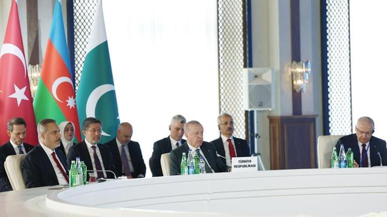Azerbaycanda üçlü zirve... Cumhurbaşkanı Erdoğan: Kalıcı barış için katkıya hazırız