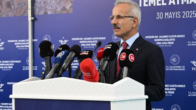 Lojistikte dev adım Bakan Uraloğlu temelini attı