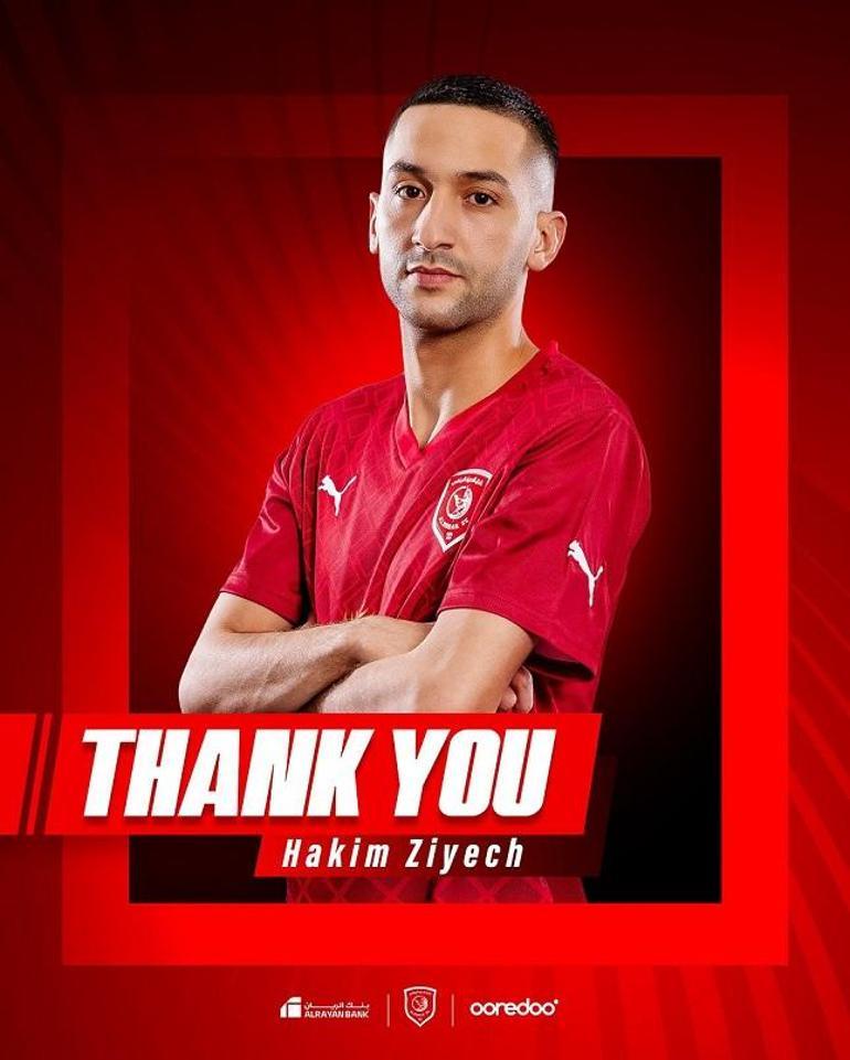 Hakim Ziyechin Katar kariyeri kısa sürdü