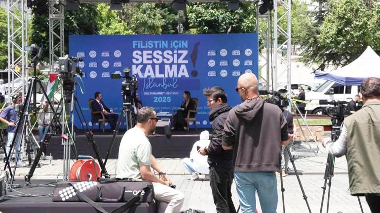 Türkiye Basın Federasyonu Filistin için tek ses oldu... 20 kanaldan 24 saat canlı yayın