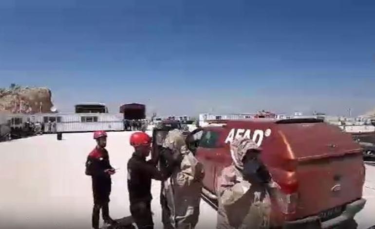 Gabar Dağında sondaj kulesinde 130 personelle tatbikat