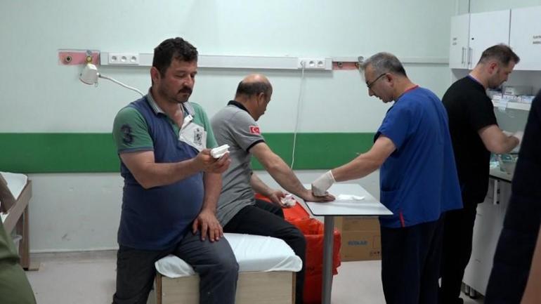  Acemi kasaplar hastanelere koştu