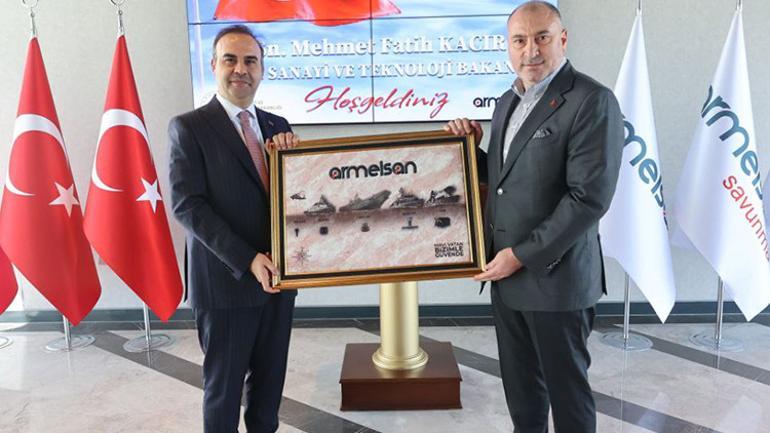 Bakan Kacır, Armelsan firmasını ziyaret etti: