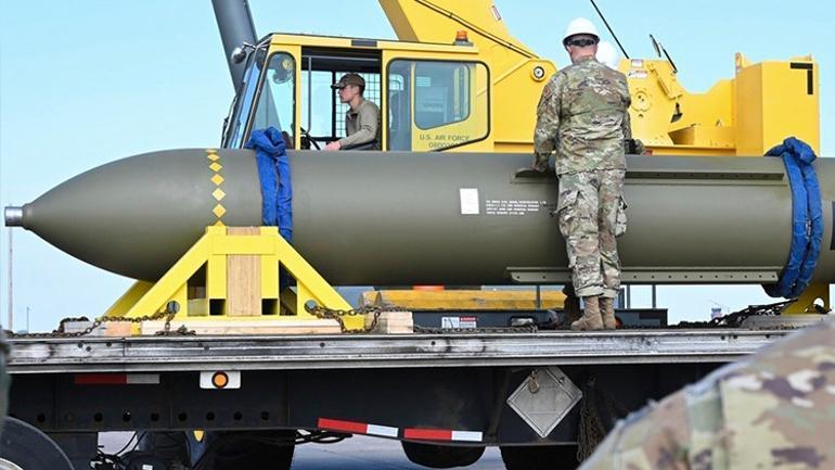 İşte dağları delen bomba MOP İsrail ABDyi bu mühimmat yüzünden savaşa sokmak istiyor