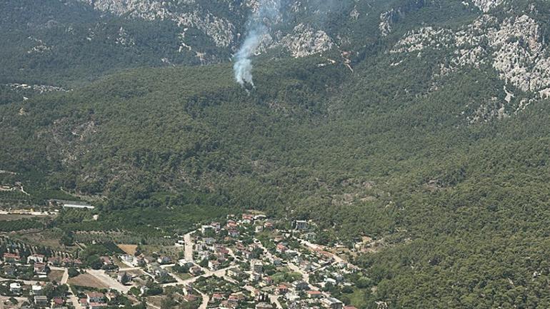  Havadan ve karadan müdahale ediliyor