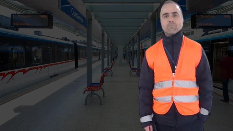 İZBANda sigara cinayeti Yolcuyu uyaran güvenlik görevlisi öldürüldü Olay anı görüntüleri ortaya çıktı