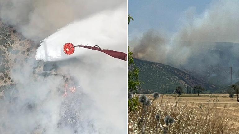  Havadan ve karadan müdahale ediliyor