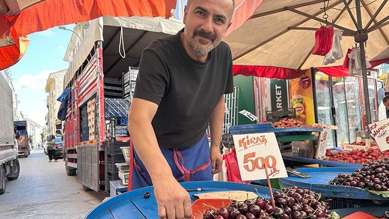Zirai don vurdu, kirazın kilosu 500 TLden satılmaya başlandı