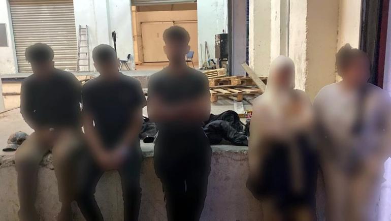 Örgüt lideri ve 5 kişi boru içinde yakalandı