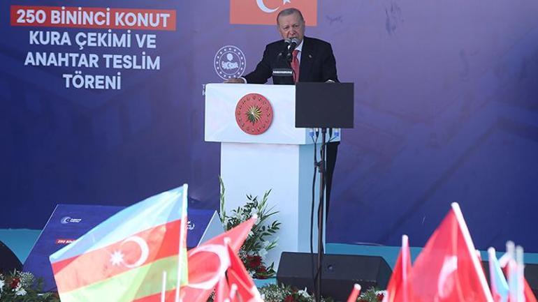 Cumhurbaşkanı Erdoğan: Asrın felaketinde yardıma ilk koşanlardan biri can Azerbaycandı
