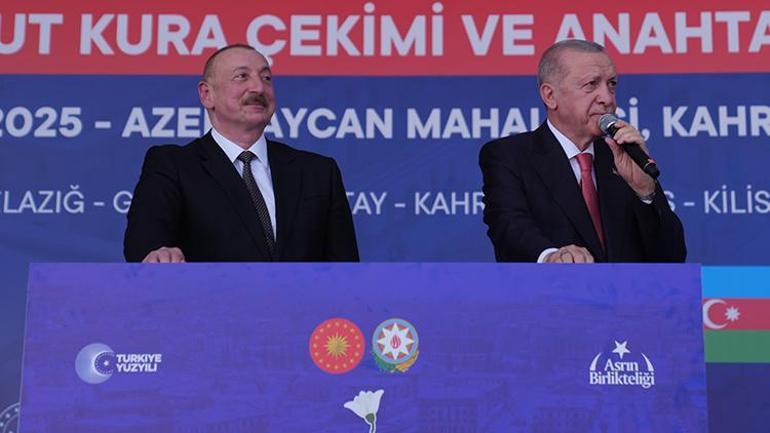 Cumhurbaşkanı Erdoğan: Asrın felaketinde yardıma ilk koşanlardan biri can Azerbaycandı