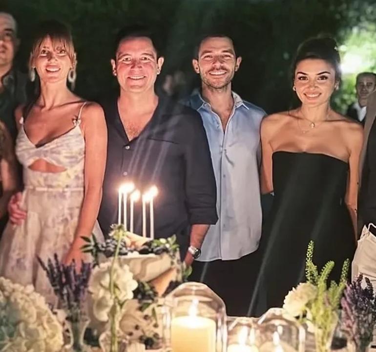 Hakan Sabancı ve Hande Erçelden her şey yolunda pozu