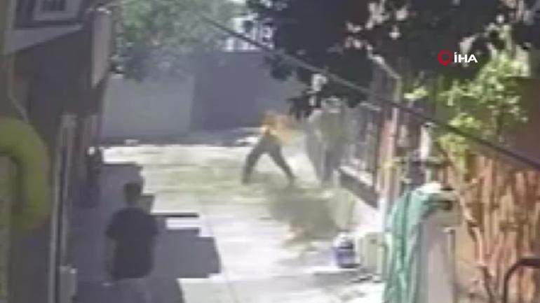 Amcası tarafından benzin dökülerek yakılmıştı Dehşet anlarının görüntüsü ortaya çıktı