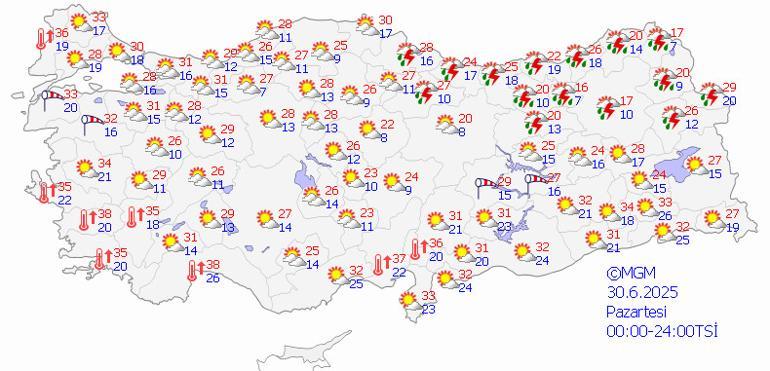Sıcaklıklar düşüyor kuvvetli sağanak geliyor Meteoroloji alarm verdi İşte yağış beklenen illerimiz