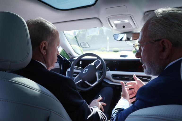 Cumhurbaşkanı Erdoğan, Toggun yeni modelini test etti